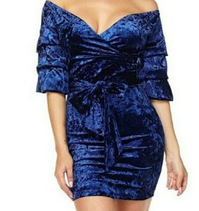 Mini Dress Navy color